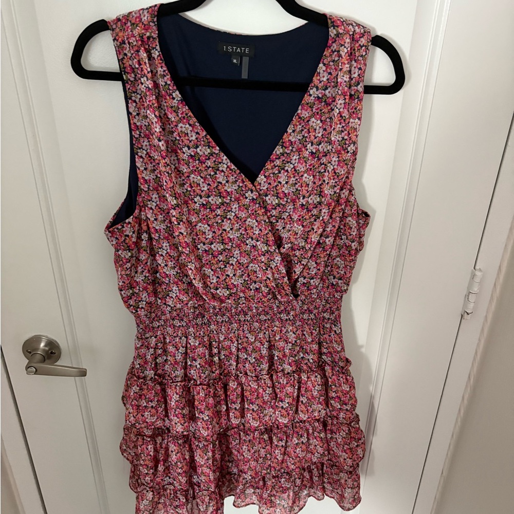 1. State Floral Mini Dress